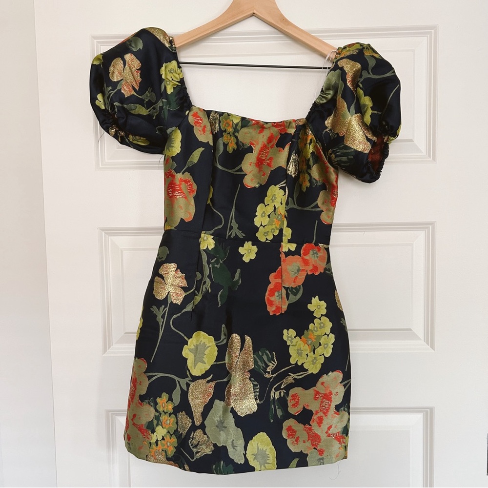 LuLus Floral Mini Dress